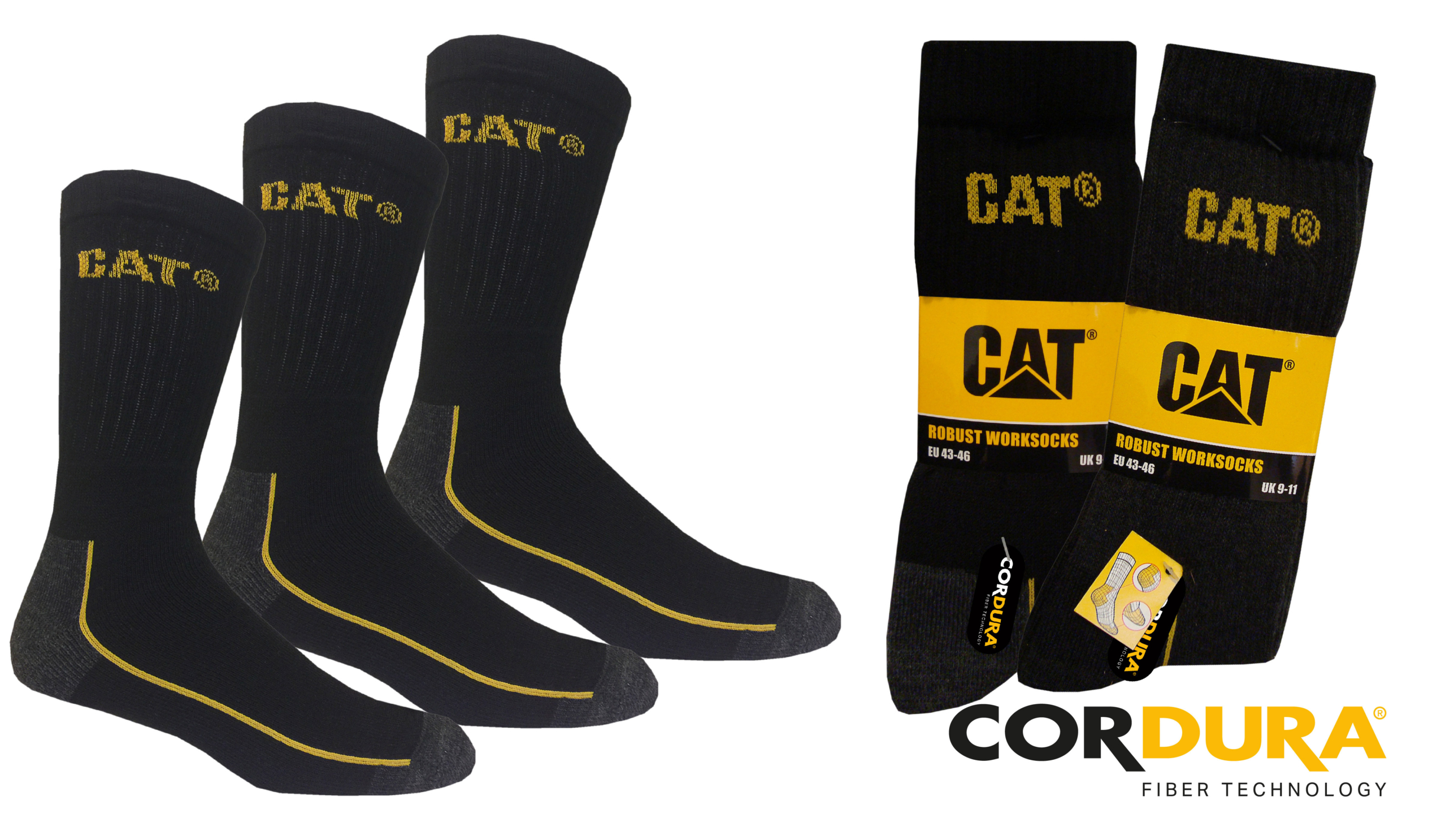 Cat Robust Work Socken 3er-Pack