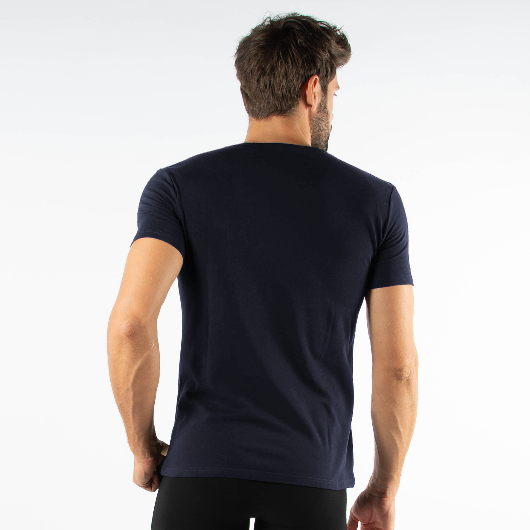 Man Roundneck Underwear T-Shirt 2Pack – Bild 11