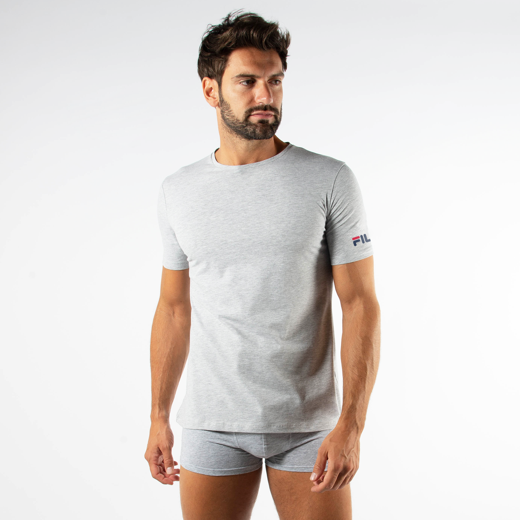 Man Roundneck Underwear T-Shirt 2Pack – Bild 12