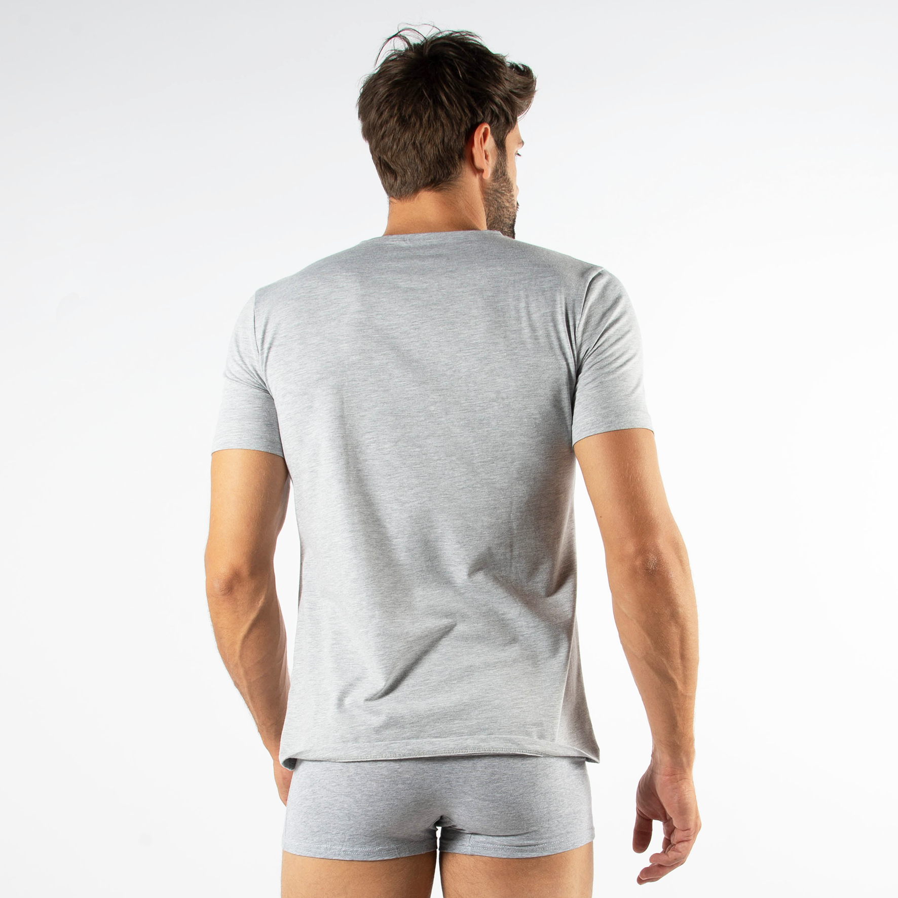 Man Roundneck Underwear T-Shirt 2Pack – Bild 13