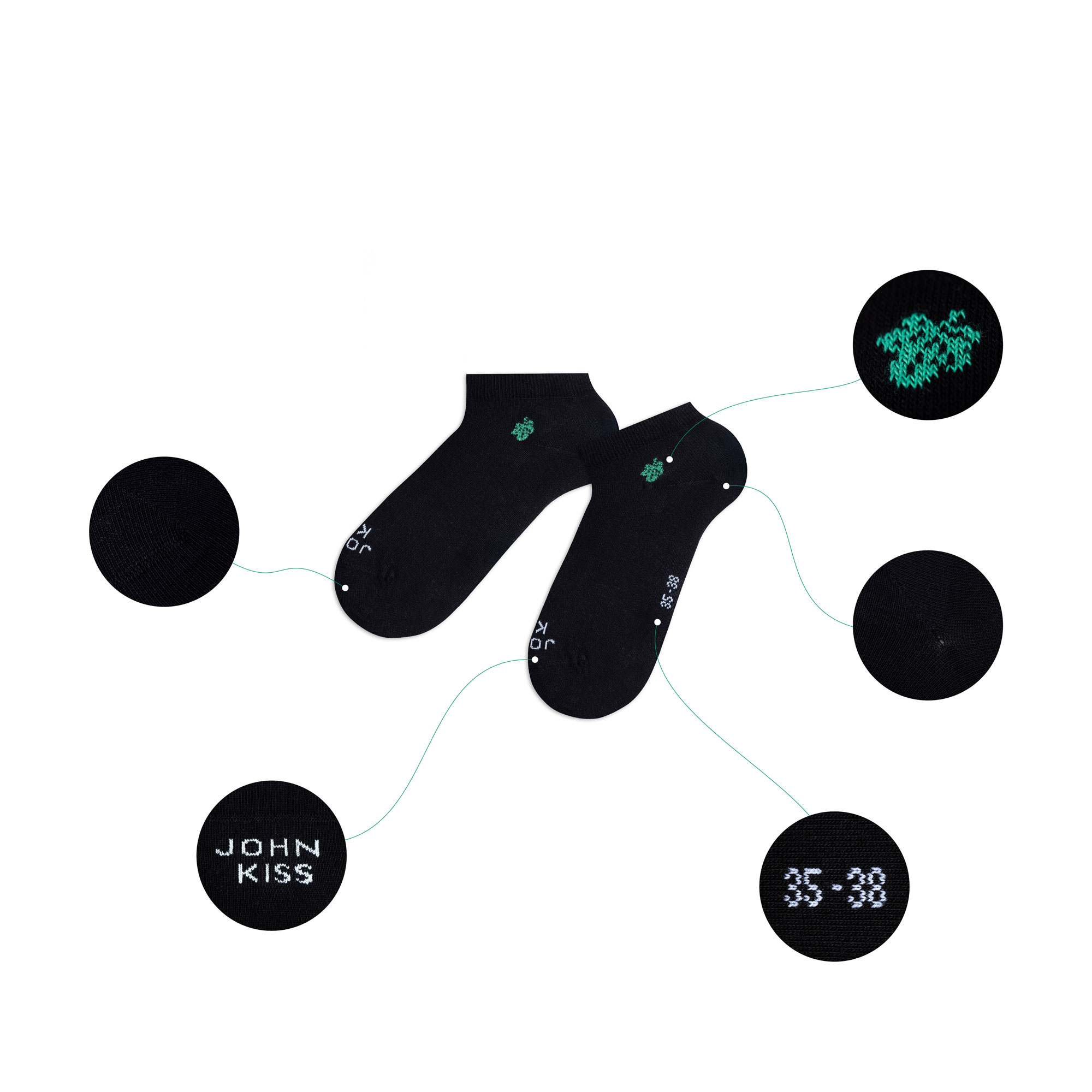 Kevin 10er Box Sneaker Socken – Bild 16