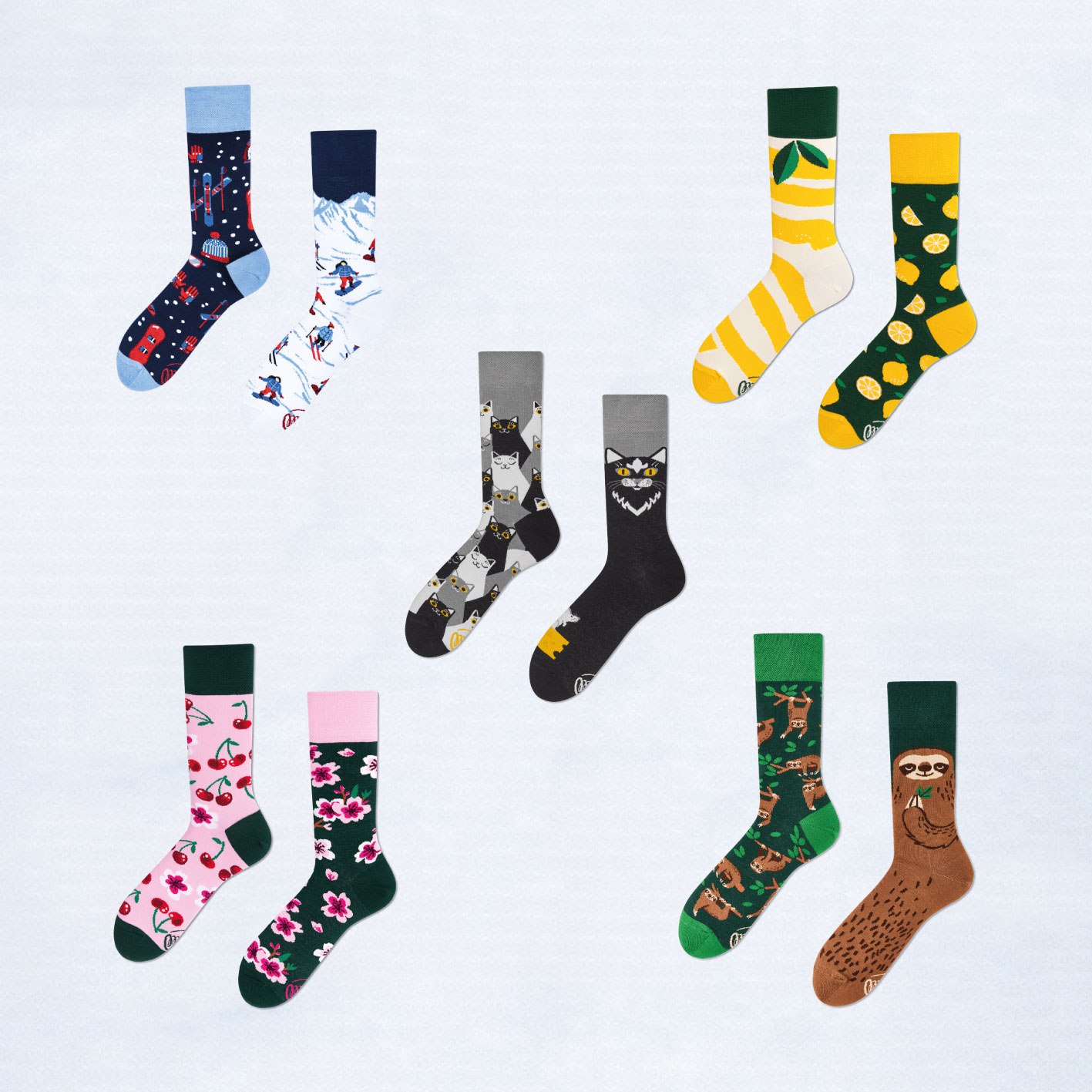 Many Mornings 5 Socks Bundle – Bild 2