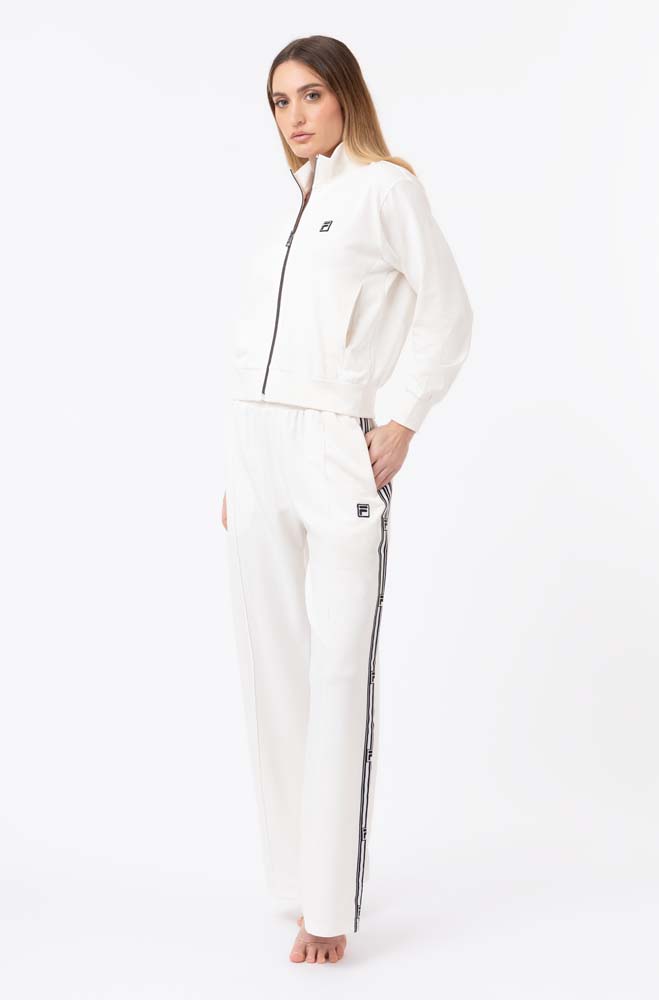 WOMAN LONG PYJAMAS FULL ZIP IN FRENCH TERRY – Bild 3