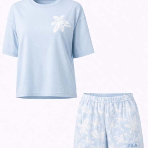 WOMAN PYJAMAS SHORT SLEEVES T-SHIRT AND SHORT PANTS