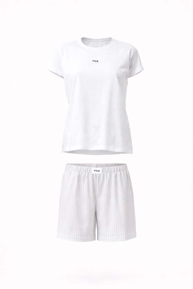 WOMAN SHORT PYJAMAS IN JERSEY/POPLIN