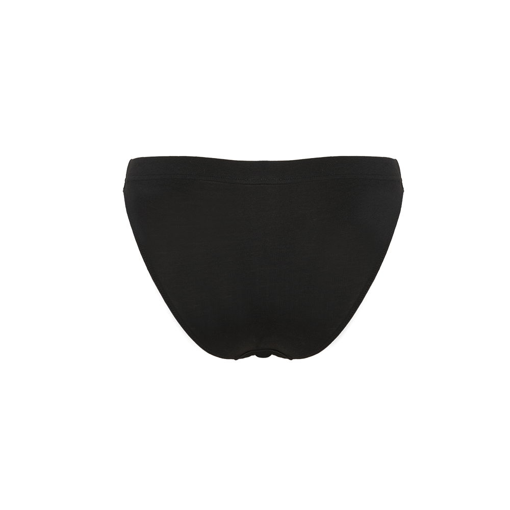 WOMAN BRIEF ELASTIC WITH LOGO IN BAMBOO – Bild 2