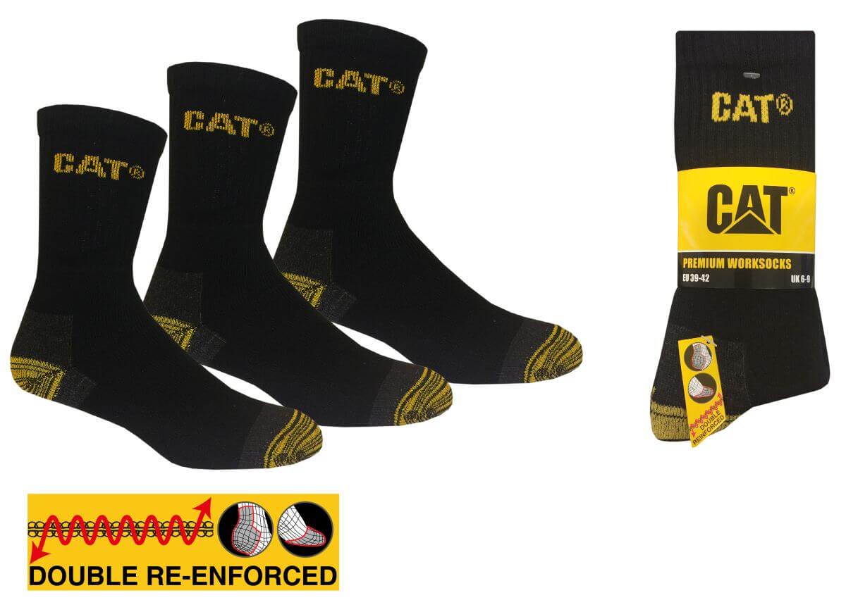 Cat Premium Work Socken 3er-Pack