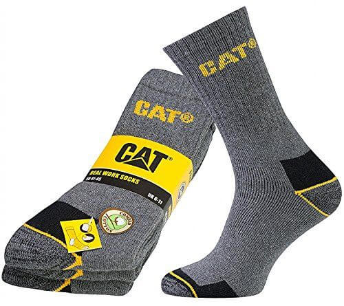 Cat Real Work Socken 3er-Pack grau – Bild 2