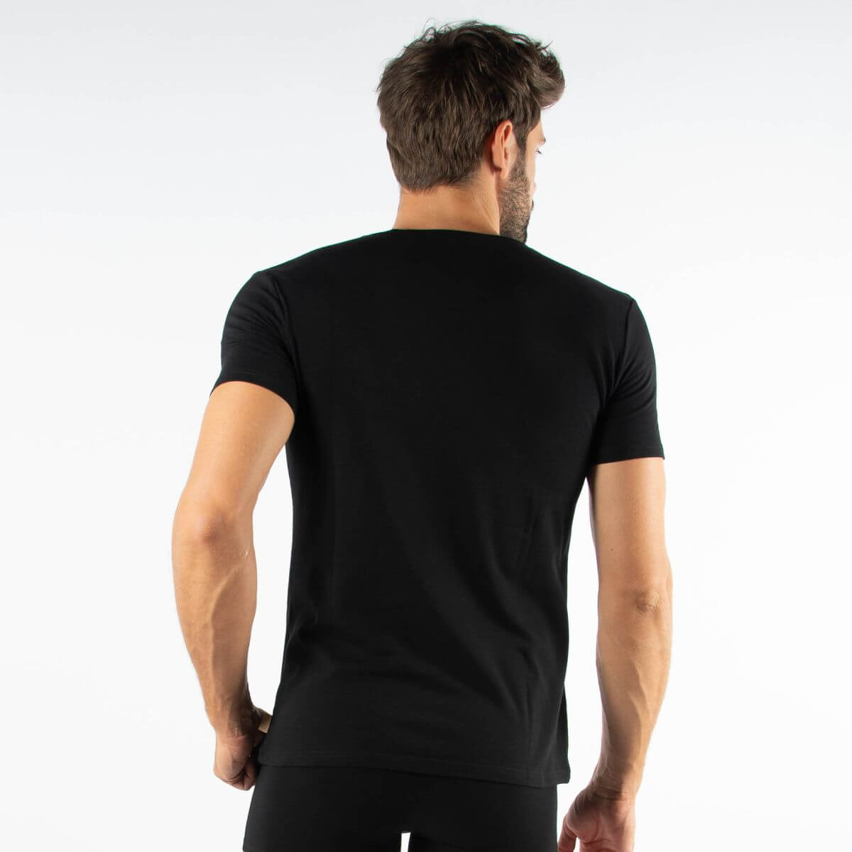 Man Roundneck Underwear T-Shirt 2Pack – Bild 2