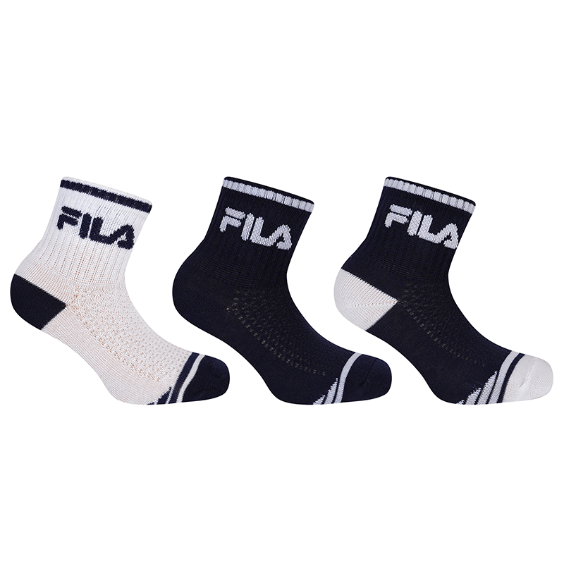 JUNIOR BOY QUARTER PLAIN SOCKS 3 PAIRS PACK