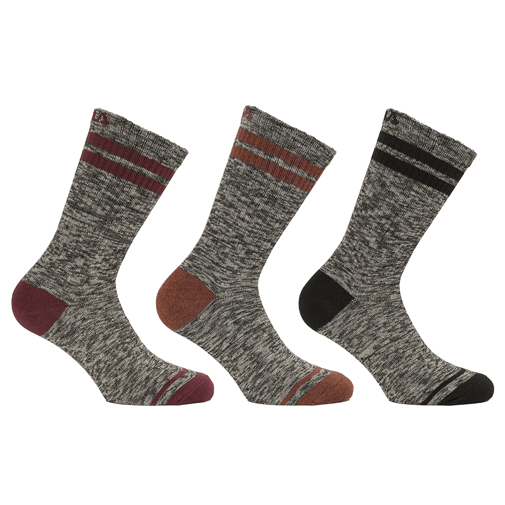 MAN LIFESTYLE NORMAL PLAIN SOCKS 3 PACK