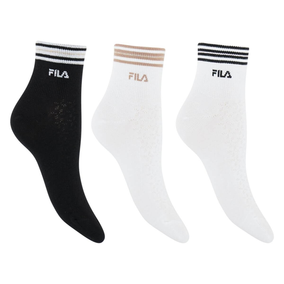 WOMAN QUARTER SOCKS 3 PACK