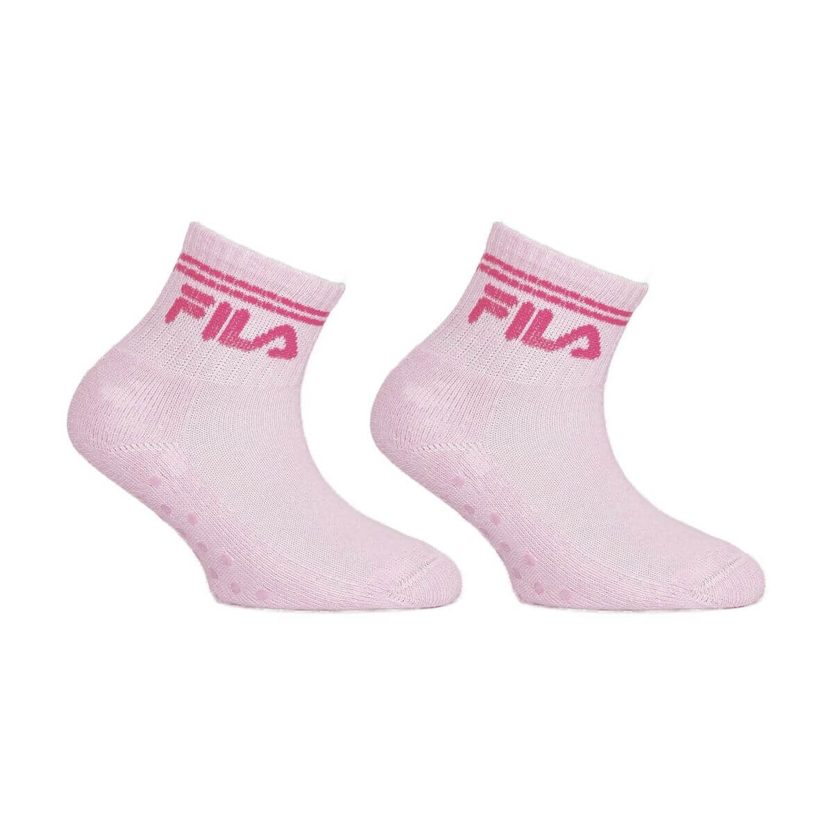 JUNIOR QUARTER PLAIN SOCKS WITH ABS 2 PACK - Image 5