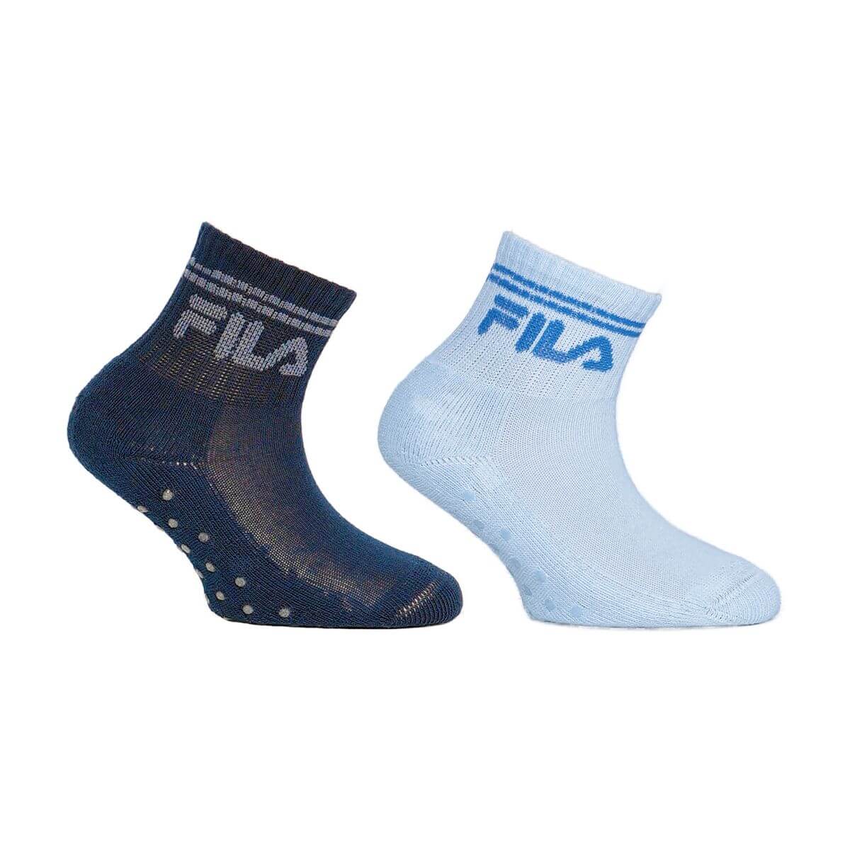 JUNIOR QUARTER PLAIN SOCKS WITH ABS 2 PACK - Image 4