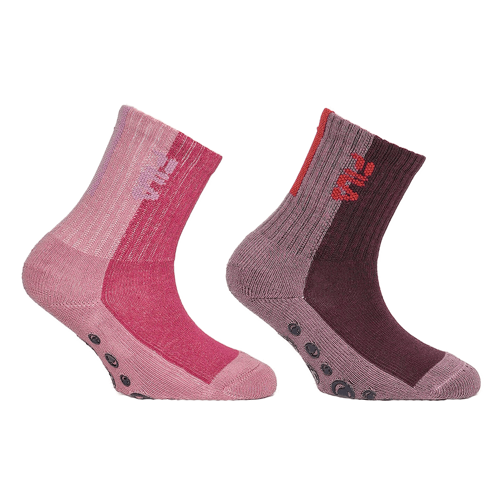 JUNIOR NORMAL PLAIN SOCKS WITH ABS 2 PACK - Image 3