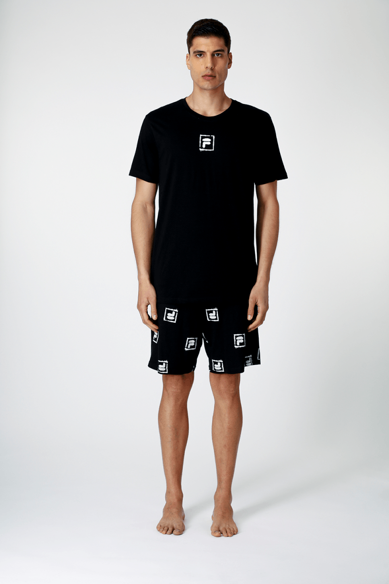 MAN PYJAMAS SHORT SLEEVES T-SHIRT AND SHORT PANTS - Image 3