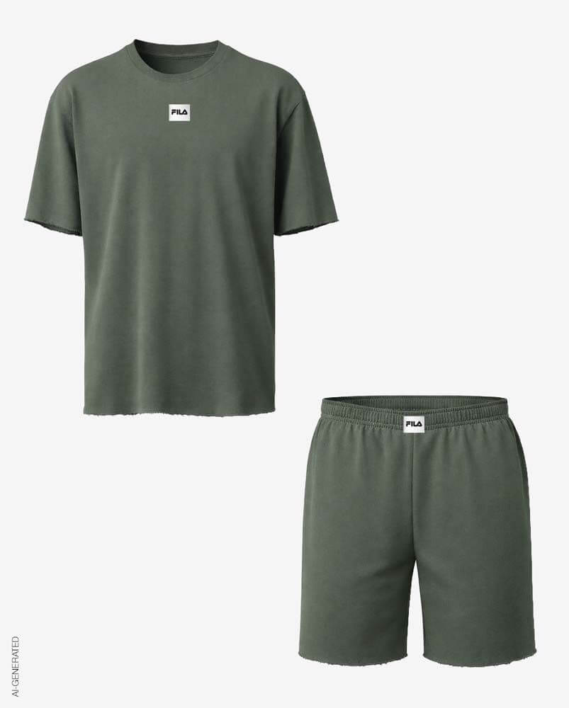 MAN PYJAMAS SHORT SLEEVES T-SHIRT AND SHORT PANTS