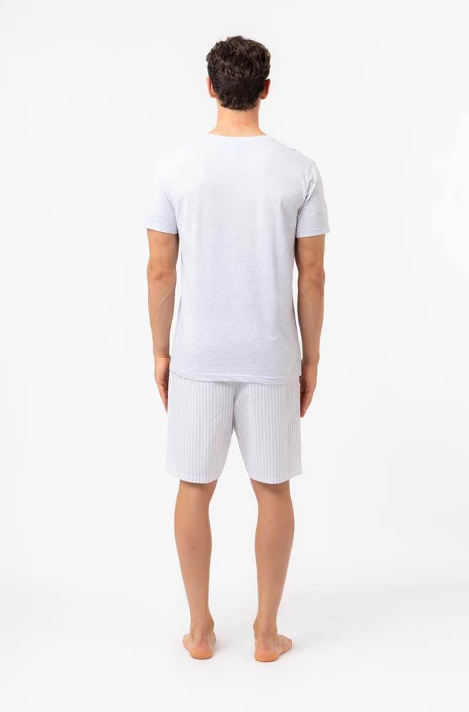 MAN PYJAMAS SHORT SLEEVES T-SHIRT AND SHORT PANTS - Image 3