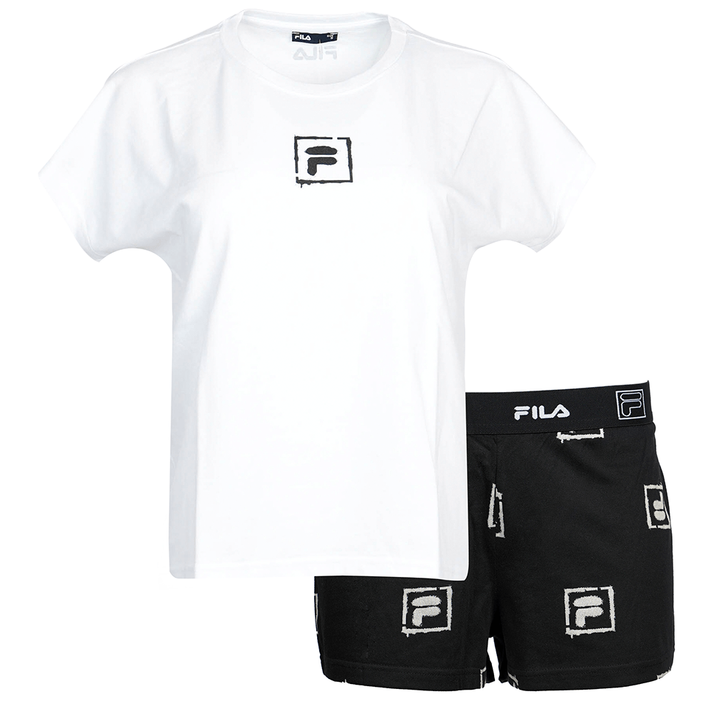 WOMAN PYJAMAS T-SHIRT SHORT SLEEVE AND SHORT PANTS - Image 2