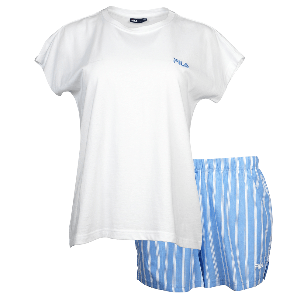 WOMAN PYJAMAS T-SHIRT SHORT SLEEVE IN JERSEY AND S