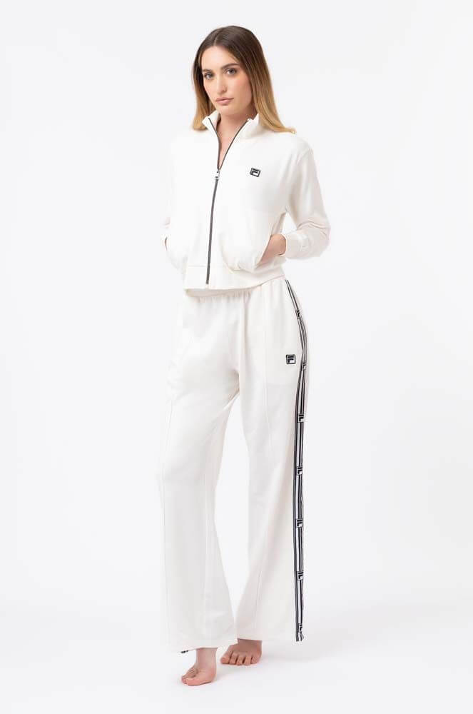 WOMAN LONG PYJAMAS FULL ZIP IN FRENCH TERRY - Image 2