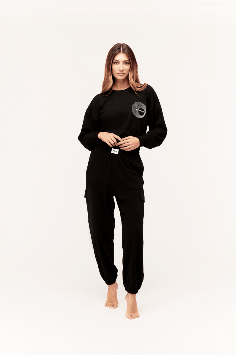 WOMAN LONG PYJAMAS IN BRUSHED FLEECE