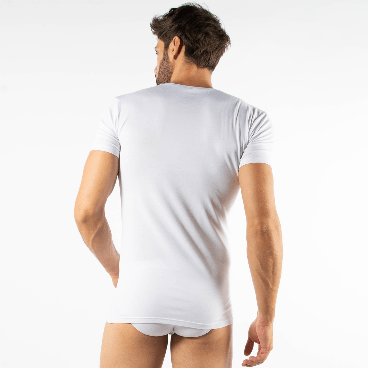 Man Roundneck Underwear T-Shirt 2Pack – Bild 6