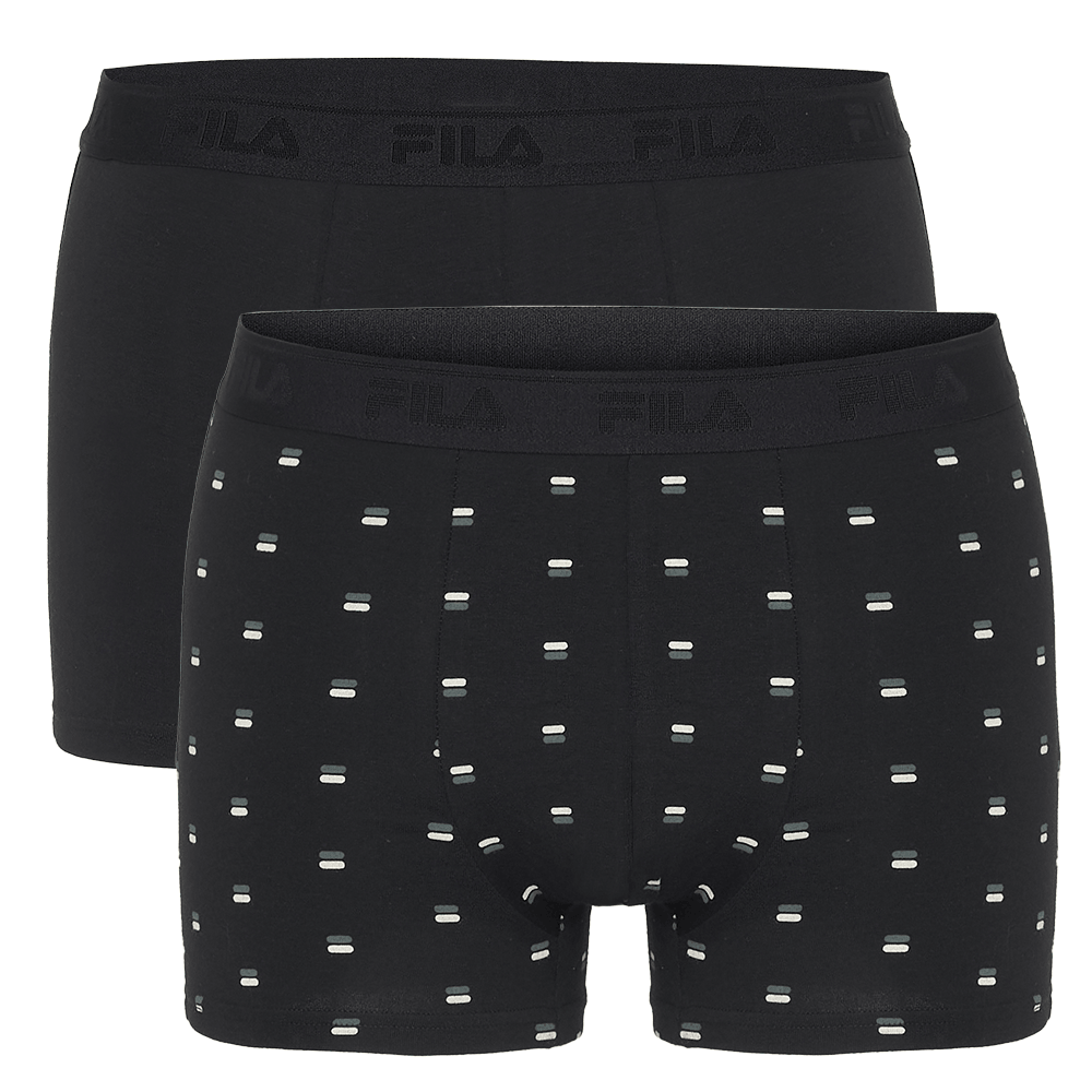 MAN BOXER ELASTIC WITH LOGO 2P