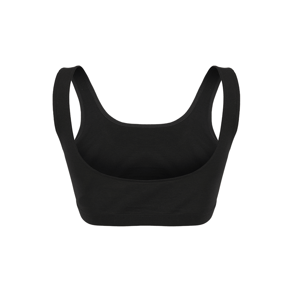 WOMAN BRA ELASTIC WITH LOGO IN BAMBOO - Image 3