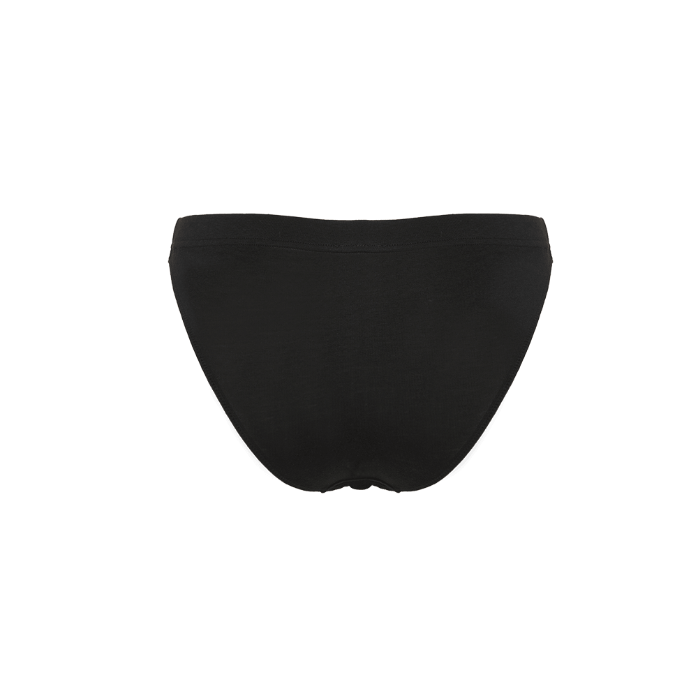 WOMAN BRIEF ELASTIC WITH LOGO IN BAMBOO - Image 2