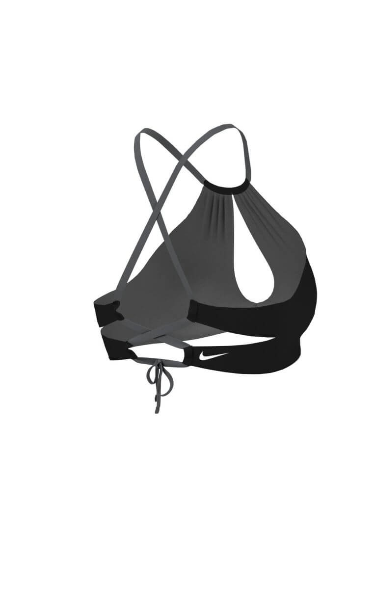 Lace-Up High Neck Bikini Top - Image 4