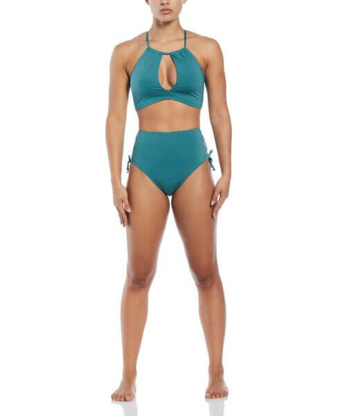 Lace-Up High Neck Bikini Top - Image 8