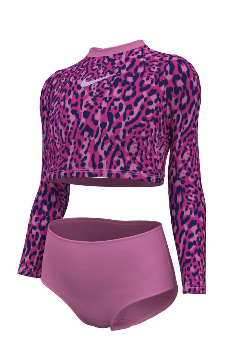 WILD Long Sleeve Crop Top & High Waist - Image 2