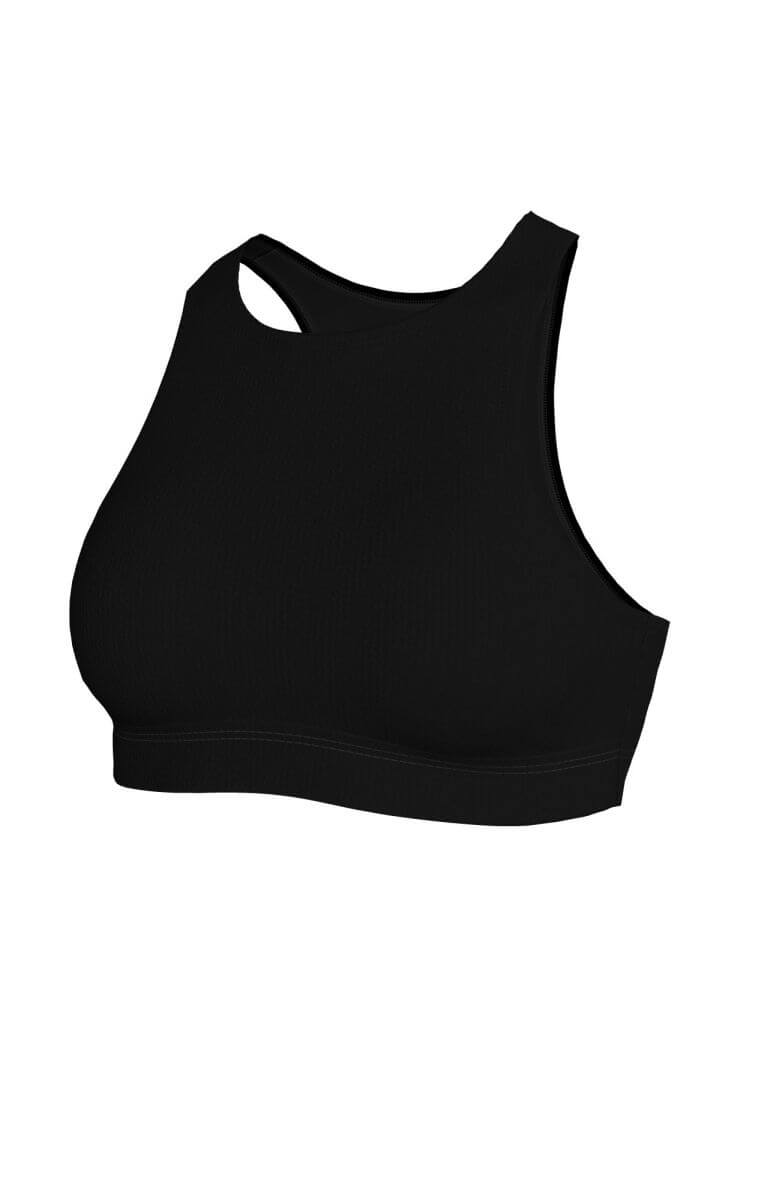ELEVATED ESSENTIAL HIGH NECK BIKINI TOP