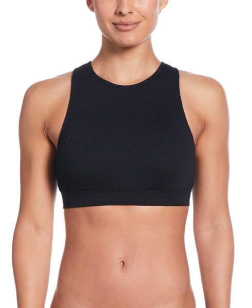 ELEVATED ESSENTIAL HIGH NECK BIKINI TOP - Image 2