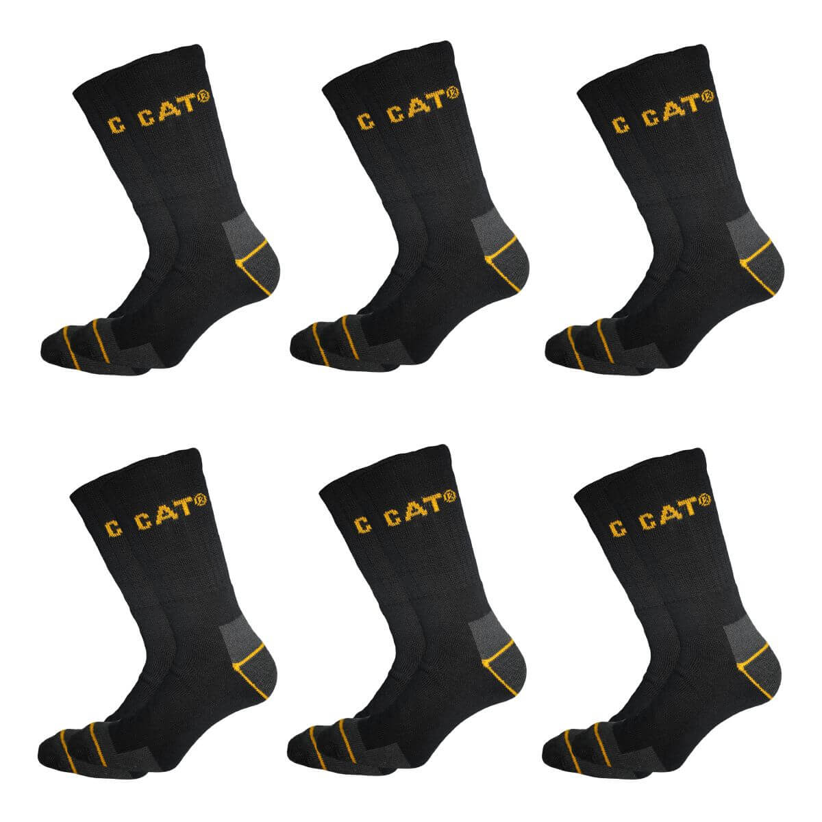 Caterpillar Work Socks black 6P - Image 2